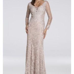 Long sleeve Lara Dress mother of the bride or mother of the groom formal dress